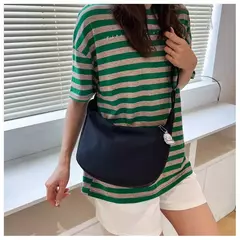 Harajuku – sacs à bandoulière solides pour femmes, sacs à main multifonctions simples assortis avec tout, sacs à bandoulière de grande capacité pour adolescentes - loja online