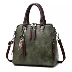 Imagem do Bolsa de Ombro de Couro Retro para Mulheres, Bolsa Crossbody Messenger, Grande Capacidade, Bolsa Feminina, Designer de Luxo, Alta Qualidade