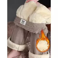 Calça lápis de lã feminina, roupa formal, roupa feminina fina, elástico longo básico, senhora preta do escritório, outono, inverno - comprar online