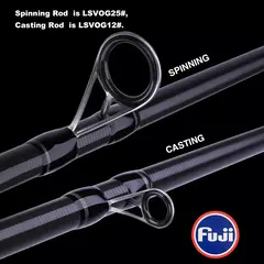 Budefo maximus isca vara de pesca 1.8m 2.4m 3.0m30t carbono fiação arremesso fuji guia viagem isca vara 3-50g ml/m/mh - Wolf Magazine