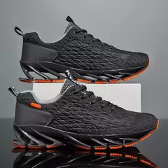 Tênis de corrida antiderrapante respirável para homens e mulheres, tênis esportivos, moda casual, primavera e outono