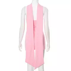 Imagem do CUTENOVA-Mini vestido monocromático de cintura alta feminino, sem alças, sem costas, fita, sem mangas, vestido de noite, rosa, monocromático, sexy, verão, 2024
