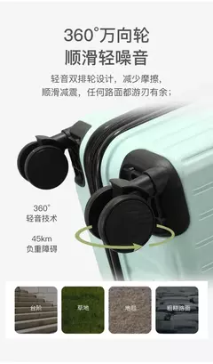 Bolsa de viagem para bagagem da moda 20/24 polegadas mala de bagagem com trava de combinação