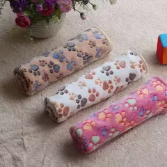 3 tamanhos bonito quente pet cama tapete capa toalha artesanal gato cão velo cobertor macio para pequenos médios grandes cães filhote de cachorro suprimentos para animais de estimação - comprar online