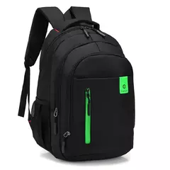 Mochila Oxford Business impermeável para homens e mulheres, bolsa para computador, mochila de viagem casual, mochila escolar luminosa, nova - loja online