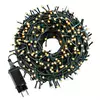 Decorativa LED String Fairy Lights, Lâmpada de férias ao ar livre, Guirlanda para árvore de Natal, Decoração de casamento, 50m, 100m, 110V, 220V