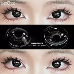 AMARA-Lentes de Contato Cosplay Coloridas para Olhos, Lente Anime, Preto e Branco, Cosmético, 1 Par - Wolf Magazine