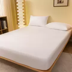 Folha de cama Matte Solid Color, Capa para quarto, Cama sem fronhas, 1 PC