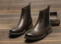 Tamanho 7 ~ 13 Chelsea Homens Botas 2023 Estilo Americano Confortável Moda Bota - Wolf Magazine