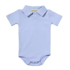 Verão bebê menino menina macacão turn-down collar infantil roupas de algodão recém-nascido macacão para 0-2y crianças bebe outfits - comprar online