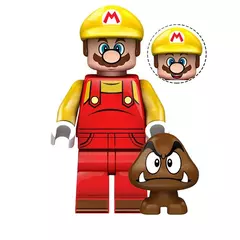 Anime super mario bros blocos luigi dos desenhos animados pequenas partículas figuras de brinquedo ação montagem brinquedos bonecas crianças presentes aniversário - Wolf Magazine