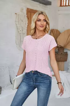 Blusas vintage de grandes dimensões para mulheres, monocromáticas, casuais e soltas, camisas elegantes para jovens, tops femininos, moda, verão, 2024