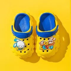 Sandálias Respiráveis Antiderrapantes para Crianças, Sapatos de Bebê, Buraco, Meninos e Meninas, Interior, Sola Macia, Jardim, Infantil, Verão