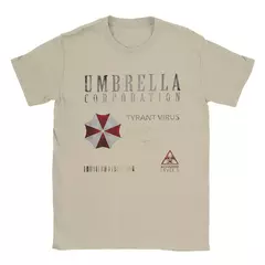 Unisex Vintage 100% algodão Tees, lembrança agradável Resident Evil, presentes de guarda-chuva para fãs, camisas para adultos, camisas para homens e mulheres na internet
