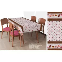 Toalha Plástica de Mesa Térmica 4 lugares / 1,50m x 1,40m - comprar online