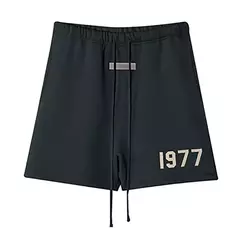 Shorts esportivos masculinos casuais de algodão, streetwear hip-hop, corredor solto, moletom masculino de ginástica, bottoms de corrida, verão - loja online
