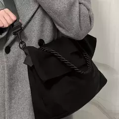 Bolsa crossbody de nylon para mulheres, sacola grande, estilo ocioso, deslocamento escolar, estoque de moda, nova, 2024 na internet