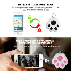 Mini rastreador gps de garra de cachorro para cães, gatos, crianças, idosos, dispositivo anti-perda, localizador, coleira de animais de estimação, rastreamento de chave