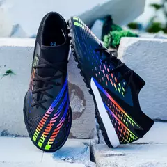 Sapatos de futebol antiderrapante ultraleves para homens, tênis de futebol, chaveiros, alta qualidade, TF, FG, relvado, treinamento - comprar online
