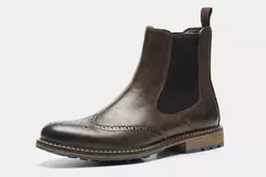 Imagem do Tamanho 7 ~ 13 Chelsea Homens Botas 2023 Estilo Americano Confortável Moda Bota