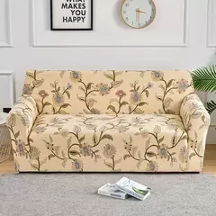 1pc flor impressa elástica capa de sofá antisuciedad elastano capa protetor de móveis para o quarto escritório sala estar decoração casa