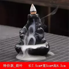 Titular De Fragrância De Queimador De Incenso De Cerâmica, Torre De Folha, Incensário De Refluxo, Aromaterapia Criativa, Vara De Refluxo De Fumaça