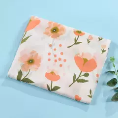 Swaddle de musselina macia para bebé, cobertores infantis, envoltório recém-nascido, estilo Ins, 100% algodão, 120x110cm, 1pc