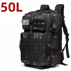 Imagem do Impermeável Tactical Sports Bag, mochila de nylon resistente, mochilas ao ar livre para Trekking, pesca, caça, camping, caminhadas, 25L, 50L