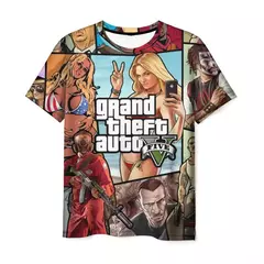 Jogos para homens e mulheres GTA Camiseta extragrande, 3D Print, Roubo, Auto Vice City, Manga curta, Harajuku, Y2k Tees, Tops para crianças, Roupas - Wolf Magazine
