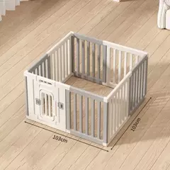 Cerca dobrável para casa de cachorro, guarda-corpo para animais de estimação, combinação de gaiola para cães pequenos e médios, suprimentos para cerca de isolamento interno - comprar online