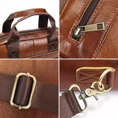 Westal Couro Genuíno Crossbody Messenger Bag, Sacos de Ombro dos homens, 13.3 "Laptop Pasta, Homem Bolsas, 8577 - Wolf Magazine