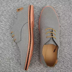 Sapatos Oxford clássicos para homens, tênis Oxford casual, calçado confortável, flats de vestido, tamanho grande, primavera 2024 na internet