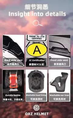 Orz capacetes de motocicleta viseiras duplas modulares flip up capacete dot aprovado rosto cheio casque moto corrida capacete motocross dot - loja online