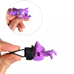 Pokémon anime figura de ação gengar gastly misdreavus haunter duskull fantasma interior do carro saída ar decoração kawai ornamento do carro