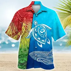 Flamingo desenho animado 3D dos homens camisa havaiana, roupas de praia extragrandes, manga curta, moda, verão, venda quente - Wolf Magazine
