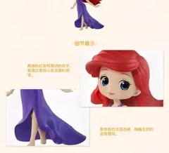 Imagem do Bandai-Princesa Aurora Jasmine Megara Snow White Mini Action Figures, Qposket Série História, Brinquedos das meninas, Modelo Clássico Ação