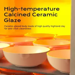 Donnor cerâmica não revestida antiaderente pan 0 panela de sopa de flúor frigideira fogão de indução pote universal cozinha cozinhar ferramentas - comprar online