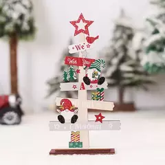 Árvore De Natal De Madeira Desktop Ornamento, Placa De Sinal De Papai Noel, Decoração De Natal Para Casa, Presente De Ano Novo, Feliz Natal, 2025 na internet