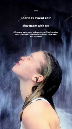 Xiaomi fones de ouvido de condução óssea à prova dwireless água estéreo alta fidelidade sem fio esportes com microfone para jogos e música