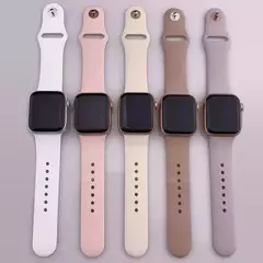 Pulseira de Silicone para Apple Watch, Banda 44mm, 40mm, 45mm, 41mm, 42mm, 38mm, 44mm, 45mm, Bracelet iWatch Series 7 SE, 3, 4, 5, 6, 8 Ultra 49mm na internet