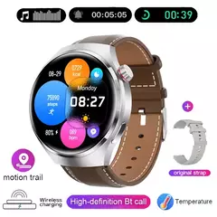 Huawei Watch 4 Pro Smartwatch para Homens, Tela HD, 360x360, Frequência Cardíaca, Chamada Bluetooth, IP68 Impermeável, Açúcar no Sangue, Novo