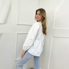Mulheres Oco Out O-Gola Blusa, Tops Xadrez, Laço Amarrada, Pregas Lace Up Button Blusas, Manga Puff, Doce, Listrado, Verão