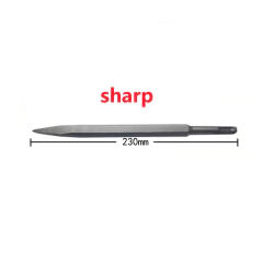 Conjunto de cinzel de 250mm, haste sds plus, martelo elétrico, broca, ranhura plana, ferramentas de alvenaria para concreto, tijolo, parede, rocha