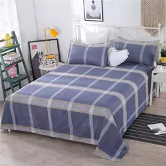 Folha de cama grossa lavada macia do pano do algodão, matéria têxtil home, poliéster, algodão, Pele-amigável, nenhumas tampas do descanso, 1PC - Wolf Magazine