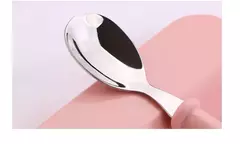 Talheres portáteis de aço inoxidável para crianças, Spoon Forks Box Utensílios de alimentação do bebê Conjunto de talheres para bebês, 3pcs - comprar online