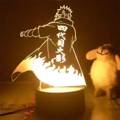 Naruto anime figuras de ação luz noturna mangá boruto itachi akatsuki quarto lâmpada crianças uzumaki namikaze minato presente brinquedos