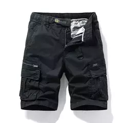 Camuflagem de algodão masculino Bermuda Beach Jogger Shorts masculino para carga, Breeche casual, verão, Dropshipping quente, novo na internet