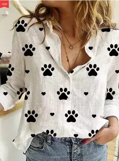 Blusa de linho de algodão vintage feminina, camisa manga comprida, tops femininos de qualidade, primavera e outono na internet