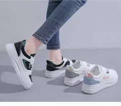 Imagem do Tênis de plataforma casual feminino, combina com tudo, tênis esportivo, corrida, academia, designer, sapatilhas, novo, primavera, 2022