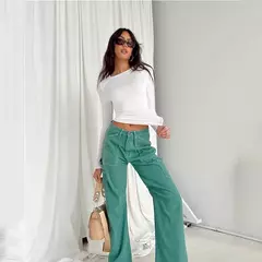 Camisetas casuais de manga comprida femininas, streetwear feminino, camiseta de base, pulôveres, tops slim fit, monocromáticas, primavera, outono - comprar online